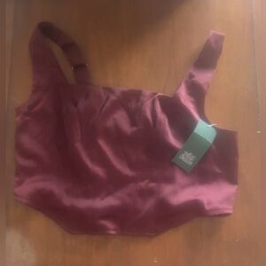 New W/ Tags Wild Fable Medium Top Womens Red